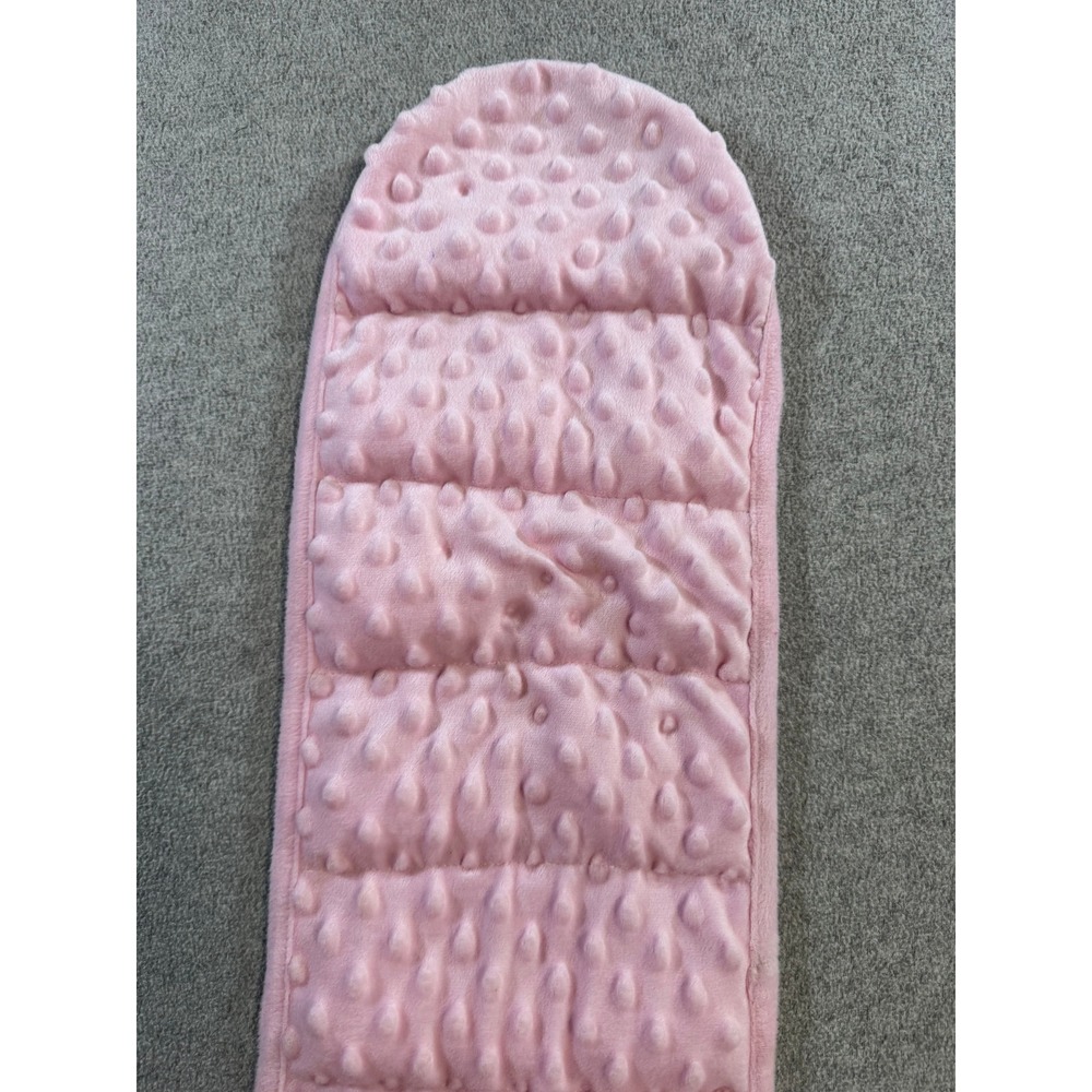 MAXTID Weighted Lap Pad Kids 1lb Pink Minky Dot Sensory Calming Blanket - Picture 4 of 11